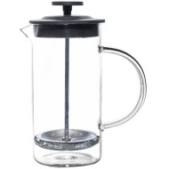 Cafeteira 400ml Prensa Francesa De Vidro Borossilicato E Tampa De Plástico Preta Lyon